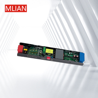 Transformador impermeable ultrafino de CA CC para interiores de 12V/24V, fuente de alimentación conmutada SMPs de 60W-500W para la industria de controladores de luz LED