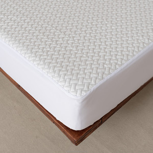 竹製防水マットレスプロテクターカバー 冷感フィットシーツ TPU複合生地使用 プレミアムベッドプロテクター - Product Image 1
