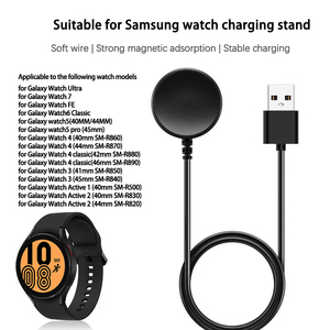 <span class=keywords><strong>Chargeur</strong></span> magnétique puissant 1M pour <span class=keywords><strong>Samsung</strong></span> Watch8/7/5 Pro, <span class=keywords><strong>chargeur</strong></span> sans fil pour <span class=keywords><strong>Active</strong></span>/S4/S3, câble de charge Ultra <span class=keywords><strong>2</strong></span> - Product Image 2