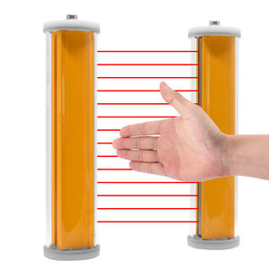 आउटडोर प्रेरण झंझरी प्रकाश पर्दा सेंसर विकिरण डिटेक्टर इलेक्ट्रॉनिक बाड़ निविड़ अंधकार विरोधी चोरी अलार्म अवरक्त - Product Image 1