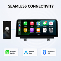 Écran Linux 10,25 pouces pour BMW Série 1 F20 F21 CIC NBT, CarPlay sans fil, Android Auto, autoradio, écran 1920*720
