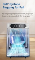 Poubelle intelligente à capteur automatique de 17,5 L avec sacs auto-scellants en polypropylène biodégradable