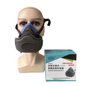 Maschera Respiratoria Riutilizzabile Siweian 3200 in Silicone, Leggera, Monostrato, Antipolvere per Industria Chimica e Lavoro - Product Image 4