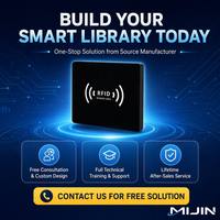Estación de Trabajo Integrada para Bibliotecarios con RFID, Convertidor de Etiquetas para Libros y Lector para Personal, ISO 15693, para Colecciones de Biblioteca