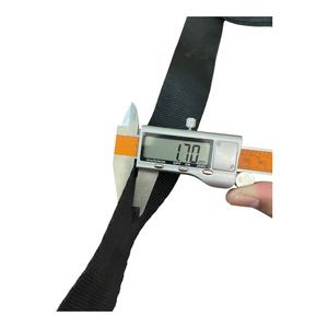 Sangle en polyester de 3,8 cm de largeur, noire, capacité de charge de 1,5 tonne, sangle de fixation robuste pour l'emballage de marchandises - Product Image 2