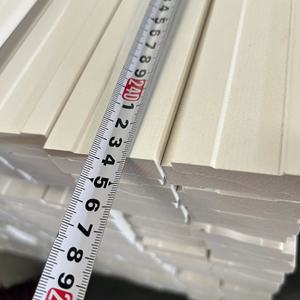 Battiscopa <span class=keywords><strong>in</strong></span> <span class=keywords><strong>Legno</strong></span> Massello Durevole con Modanatura <span class=keywords><strong>in</strong></span> MDF per Decorazione d'Interni, Rivestito con Primer Gesso per Uso Interno - Product Image 4