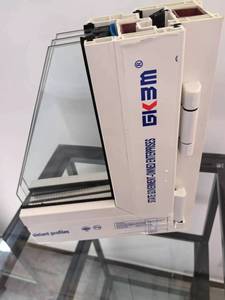 Changyi Chất Lượng Cao Phong Cách Châu Âu Năng Lượng Hiệu Quả Nhiệt Phá Vỡ <span class=keywords><strong>Upvc</strong></span> Ba Tráng Men Thụ Động Nhà PVC Cửa Sổ - Product Image 5