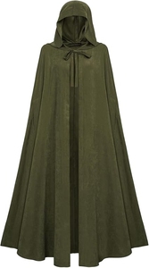 <span class=keywords><strong>Disfraz</strong></span> de Bruja Negra con Capucha <span class=keywords><strong>Medieval</strong></span>, Capa de Mago, Fiesta de Carnaval, Especial, Punk - Product Image 5