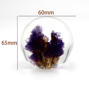 Véritable fleur sèche en résine fleur séchée <span class=keywords><strong>m</strong></span>'a <span class=keywords><strong>oublié</strong></span> pas fleur véritable floral en résine époxy boule de cristal faite à la main - Product Image 2