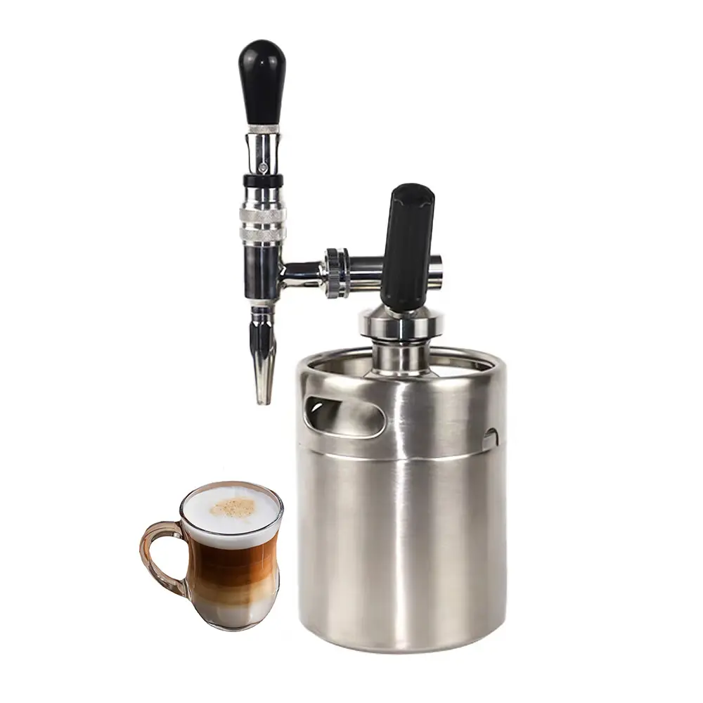 Machine à café portable Mini Keg 4L sans bouteille de gaz pour la fête à la maison