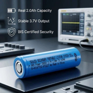 แบตเตอรี่ลิเธียมไอออนทรงกระบอก 3.7V 2000mAh เกรด A แบบปิดผนึก ชาร์จซ้ำได้ รุ่น 16046 1C ปล่อยประจุแบบ Low IR สำหรับอุปกรณ์อิเล็กทรอนิกส์ - Product Image 3