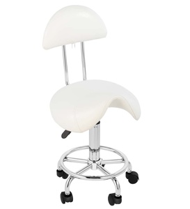 Venta al por mayor de sillas de salón blancas modernas de altura ajustable con cómodo respaldo para muebles de peluquería transfronterizos - Product Image 2