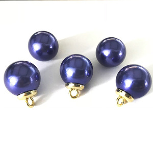 Pendentif boule en perle d'imitation de 16 mm avec trou de 2,2 mm pour la fabrication de bijoux et accessoires de coque de téléphone - Product Image 2