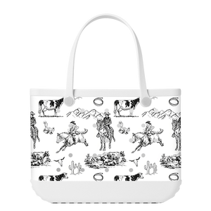 Sac de plage en caoutchouc EVA avec impression de logo personnalisé, motif aztèque occidental, imperméable, pour la piscine, le bateau, les voyages - Product Image 3