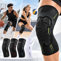 Genouillères rembourrées en EVA pour le basketball et le volley-ball, respirantes, pour l'entraînement sportif, avec logo personnalisé, vente en gros