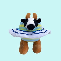 Vente en gros de jouets en peluche personnalisés de haute qualité, style 'Brainrot' italien, mignons requins, parodies Sahur, animaux en peluche et poupées en coton PP
