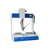 Máquina Dispensadora Automática de Escritorio de Alta Precisión y Bajo Costo, Mesa Doble, Dispensador de Pegamento Automático