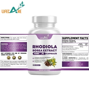 OEM ekstrak Rhodiola Rosea kapsul rodiola Rosea suplemen kelas makanan kualitas terbaik - Product Image 3