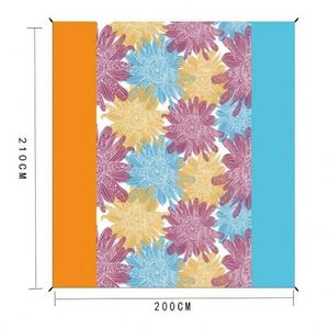 Wholesale Oversized Sand Free <b>Beach</b> Mat, Bulk Waterproof Outdoor Picnic Blanket with Stakes and <b>Bag</b>, Custom Logo Mat - Product Image 5