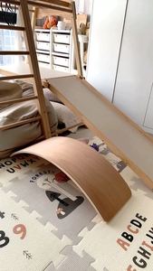 Planche d'équilibre en bois courbée personnalisée CZFIT pour enfants, planche à bascule Montessori pour le yoga, la remise en forme et les exercices corporels, planche de surf - Product Image 6