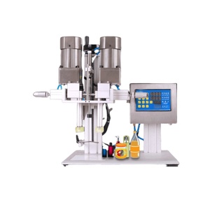 Desktop Round Plastic Screw <b>Bottle</b> With Aluminum Cap Sealing Function Can <b>Small</b> <b>Bottle</b> Capping Machine - Product Image 1