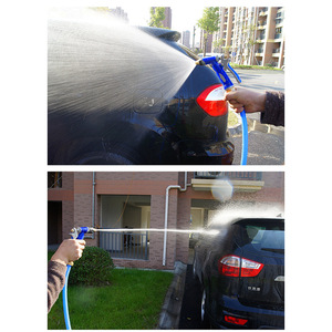 Pistolets à eau de jardin haute pression tout en cuivre, directement de l'usine, bleu océan, ensembles de pistolets à eau pour lavage de voiture, pour usage domestique - Product Image 1