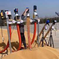 Machine d'aspiration de céréales agricoles, Tuyau de convoyeur à vis flexible pour le chargement du blé, du maïs et du riz