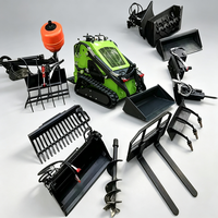 Chargeuse compacte sur chenilles CE avec accessoires, moteur diesel/essence, mini-chargeuse frontale, livraison gratuite, composants essentiels (moteur, pompe, roulement)