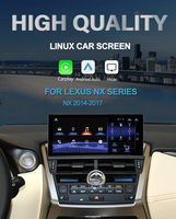 Pour Lexus NX Series NX200 NX200t NX300h NX300 2014-2017 Écran Linux intégré Carplay Android AUTO