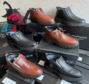 In Stock Left to Right Leather <b>Shoes</b> Men and Women <b>Soft</b> Sole Durable Business Casual Mix Fujian China Formal <b>Shoes</b> - Product Image 5