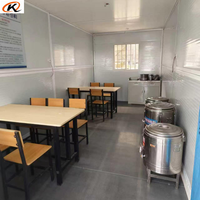 Conteneurs de bureau et logements modulaires pliables de luxe préfabriqués de 20 pieds de haute qualité en provenance de Chine