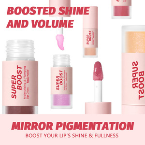 Gloss à lèvres super hydratant et repulpant, pigmenté effet miroir, non collant, brillance miroir, maquillage nourrissant, cosmétique - Product Image 6