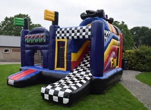 <span class=keywords><strong>Château</strong></span> <span class=keywords><strong>gonflable</strong></span> F1 multijoueur à thème Blue Racing avec ventilateur pour enfants, rebond de voiture de course et toboggan-<span class=keywords><strong>Château</strong></span> <span class=keywords><strong>gonflable</strong></span> - Product Image 4