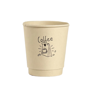 Biểu tượng tùy chỉnh cấp thực phẩm có thể tái chế dùng một lần <span class=keywords><strong>Kraft</strong></span> ly 6oz / 8oz / 12oz / 16oz / 20oz cà phê nóng Cà Phê Cốc giấy với nắp - Product Image 6