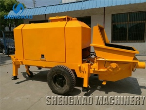 Popular Bomba Mezcladora de Concreto (Shotcrete) Portátil de 10m³/h, a Diésel o Eléctrica, de Bajo Costo, Directo de Fábrica China - Product Image 5
