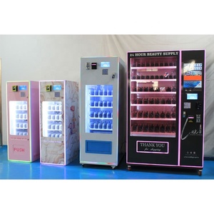 Distributore Automatico di Snack e <span class=keywords><strong>Bevande</strong></span> a 4 Ripiani, Piccolo Distributore Personalizzato per Cosmetici, Ciglia Finte e Prodotti di Bellezza - Product Image 3