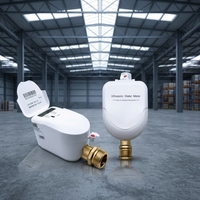 Compteur d'eau intelligent IoT en acier inoxydable à ultrasons avec vanne intégrée, prépayé à distance, M-Bus RS485 sans fil, haute précision pour eau purifiée