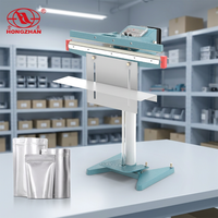 Machine de scellage semi-automatique électrique haute puissance HOGNZHAN KS-F350 pour films plastiques, idéale pour l'emballage de boissons et d'aliments, scellage facile