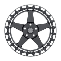 Jantes de course forgées D5 Beadlock de 15, 17 et 18 pouces 5x114.3 5x115 pour Mustang Dodge Hellcat Chevrolet Camaro SS/ZL1 Drag Pack