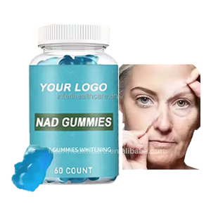 OEM NAD + Resvératrol 1000mg Nicotinamide Riboside Supplément Anti-âge Soins de la peau Gommes NAD - Product Image 1