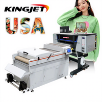 Imprimante DTF Kingjet à double tête 4720/I3200, film en rouleau, 60 cm, imprimante DTF pour vêtements, sacs, traceur, imprimante DTF pour film PET, machine d'impression