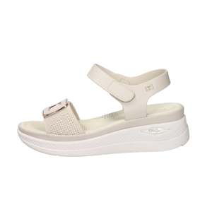 Sandales compensées Donna Serena pour femme, beige, talon de 5 cm, taille 41, plateforme confortable, pour l'été - Product Image 1