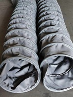 Conduit flexible en PVC Fushilin FSL-NY de haute qualité, 50-400 mm, longueur 10 m, norme ISO pour les systèmes de ventilation et de climatisation