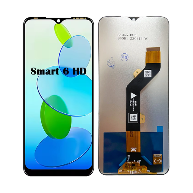 Mobile Display Pantalla Lcd Touch Screen for Infinix Smart 6 X6511B X6511 X6511E Lcd