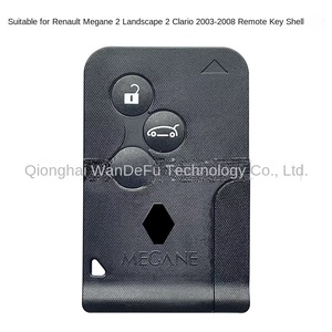 Coque de clé à distance pour Megane 2 Landscape 2 Clario 2003-2008, ABS noir, LN-E-megana-shell - Product Image 3