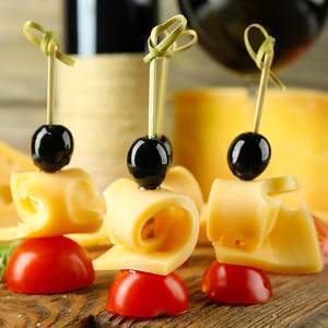 <span class=keywords><strong>Pinchos</strong></span> de bambú de 4,7 pulgadas de largo, 200 Uds., palillos de cóctel, palillos de dientes para <span class=keywords><strong>aperitivos</strong></span>, nudo decorativo, palitos de bambú para bebidas de fiesta - Product Image 3