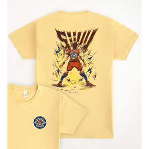 Anime <b>Football</b> T-Shirt Yellow Graphic Design Unisex Casual Wear - Product Image 1