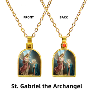 Pendentifs de style religieux GIVELUCK Saint <span class=keywords><strong>Gabriel</strong></span> l'Archange avec pendentif Zen Espérance et Courage - Product Image 4