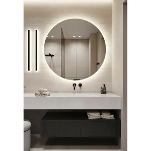 MA X.C miroir de bain Intelligent rond rétroéclairé à intensité réglable, miroir Intelligent à Led, écran tactile