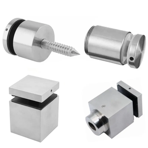 ZD en Stock coulée en acier inoxydable 2205 support mural réglable garde-corps en verre avec vis boulons pour bois ou <span class=keywords><strong>béton</strong></span> - Product Image 4